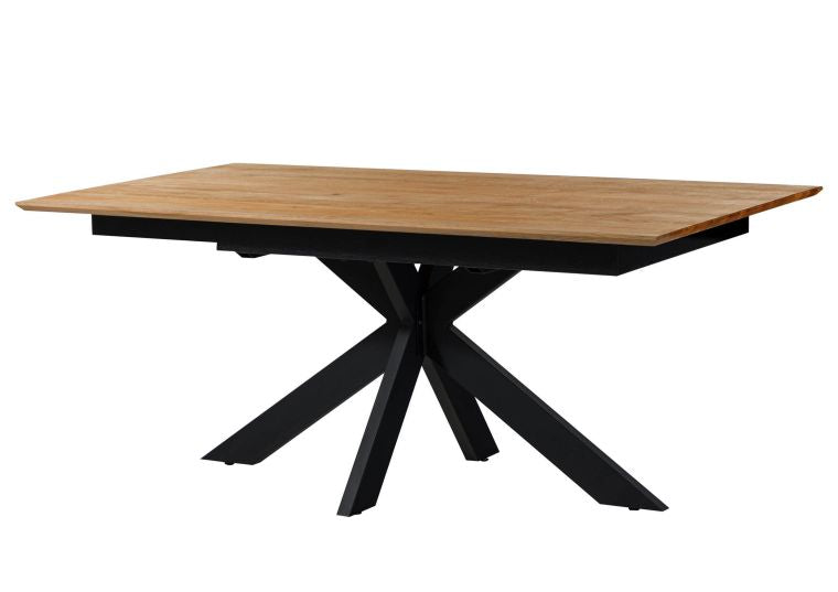 Esstisch Massivholztisch 200/285 cm Wildeiche ausziehbar -Paris