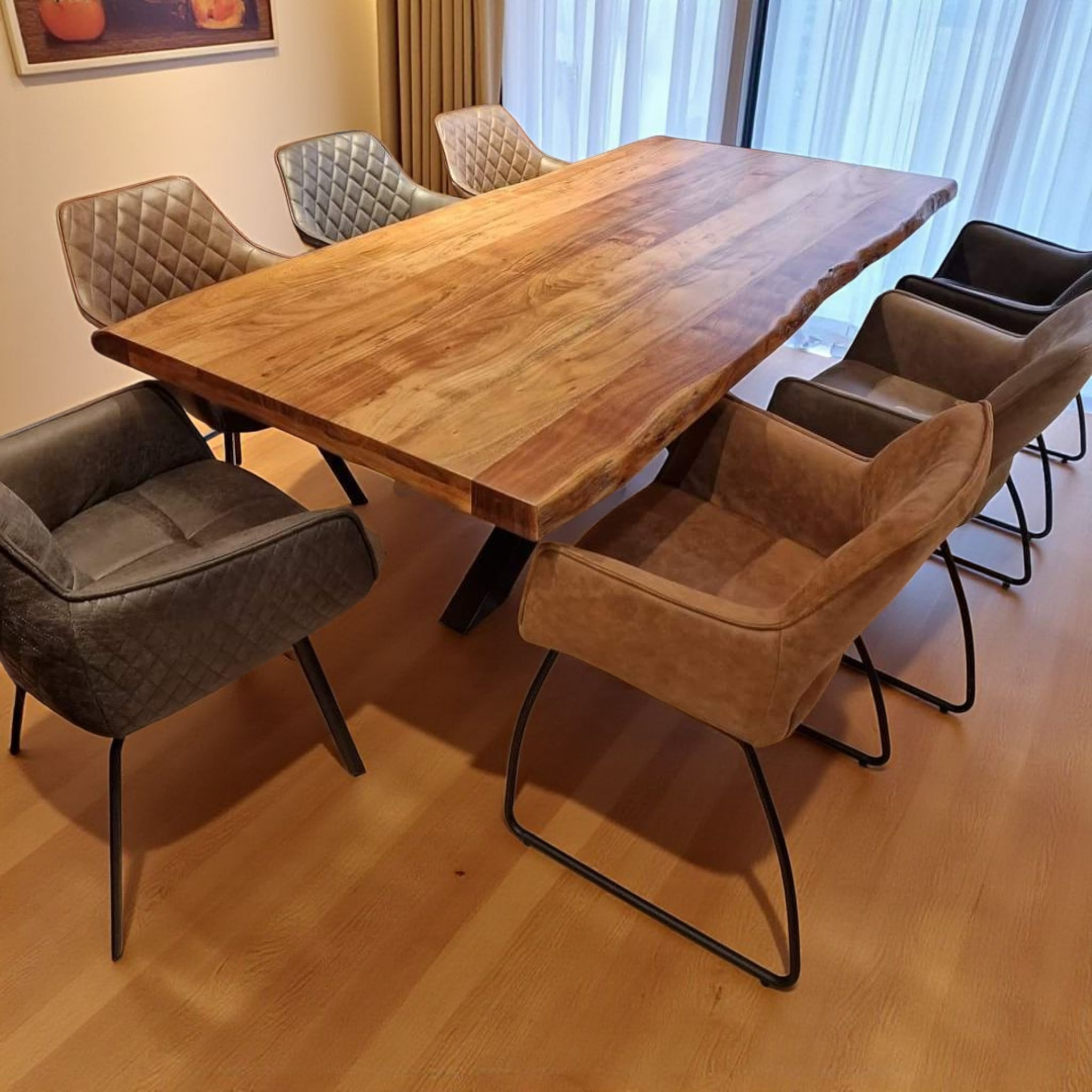 Esstisch / Esszimmertisch 220 × 100 cm – Moderner Tisch für Ihr Zuhause