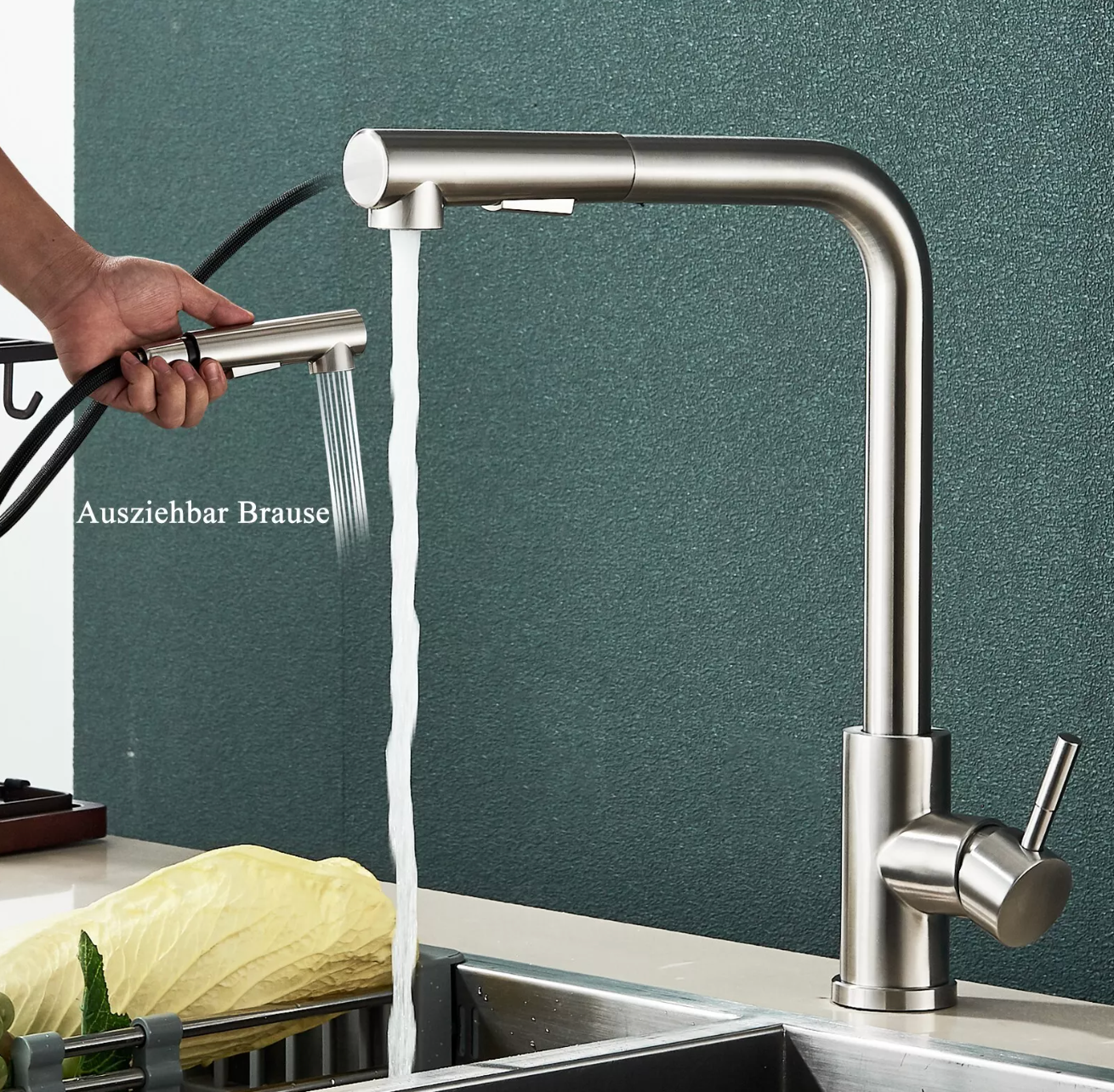 Küchenarmatur ausziehbar drehbar