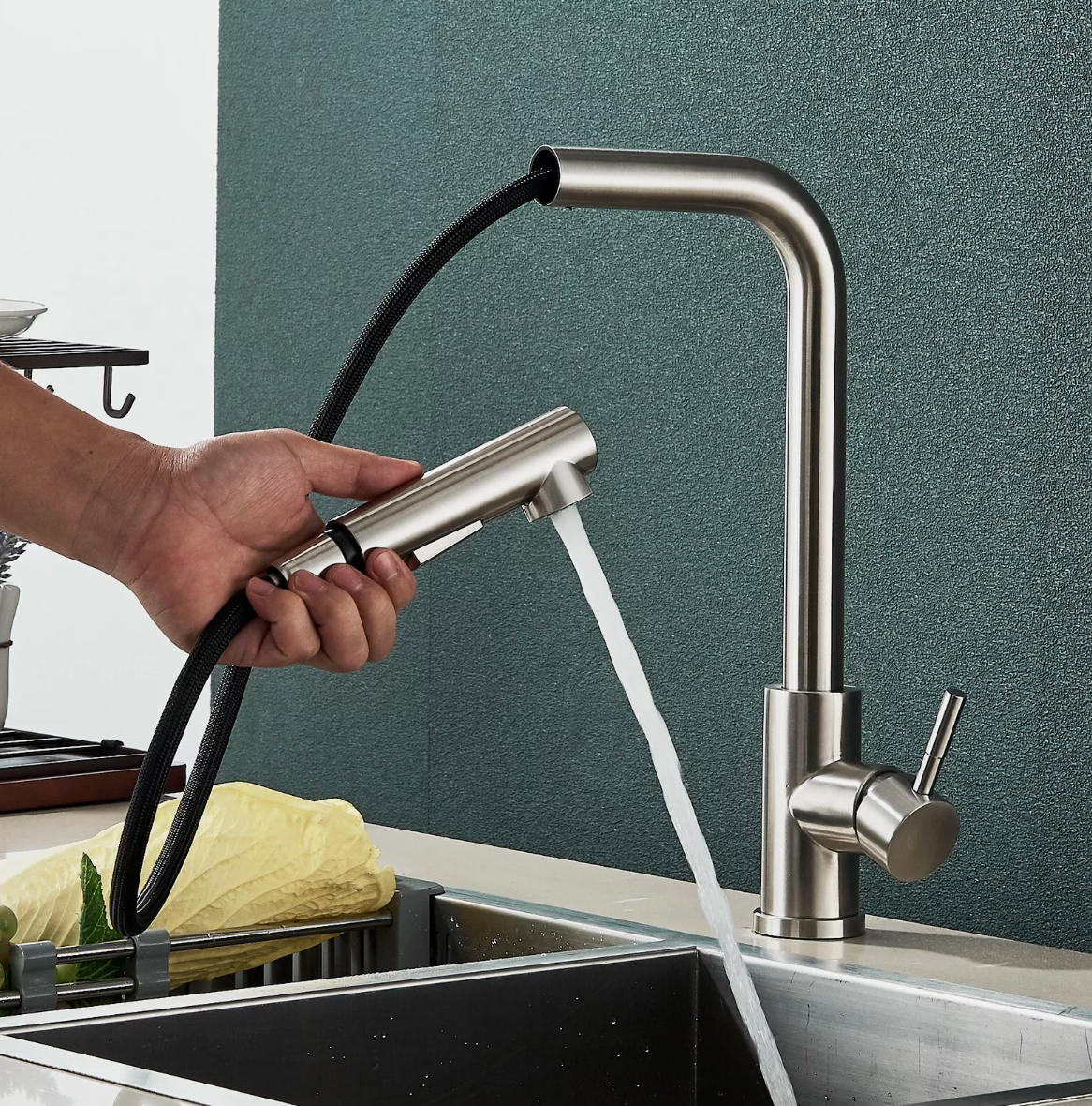 Küchenarmatur ausziehbar drehbar