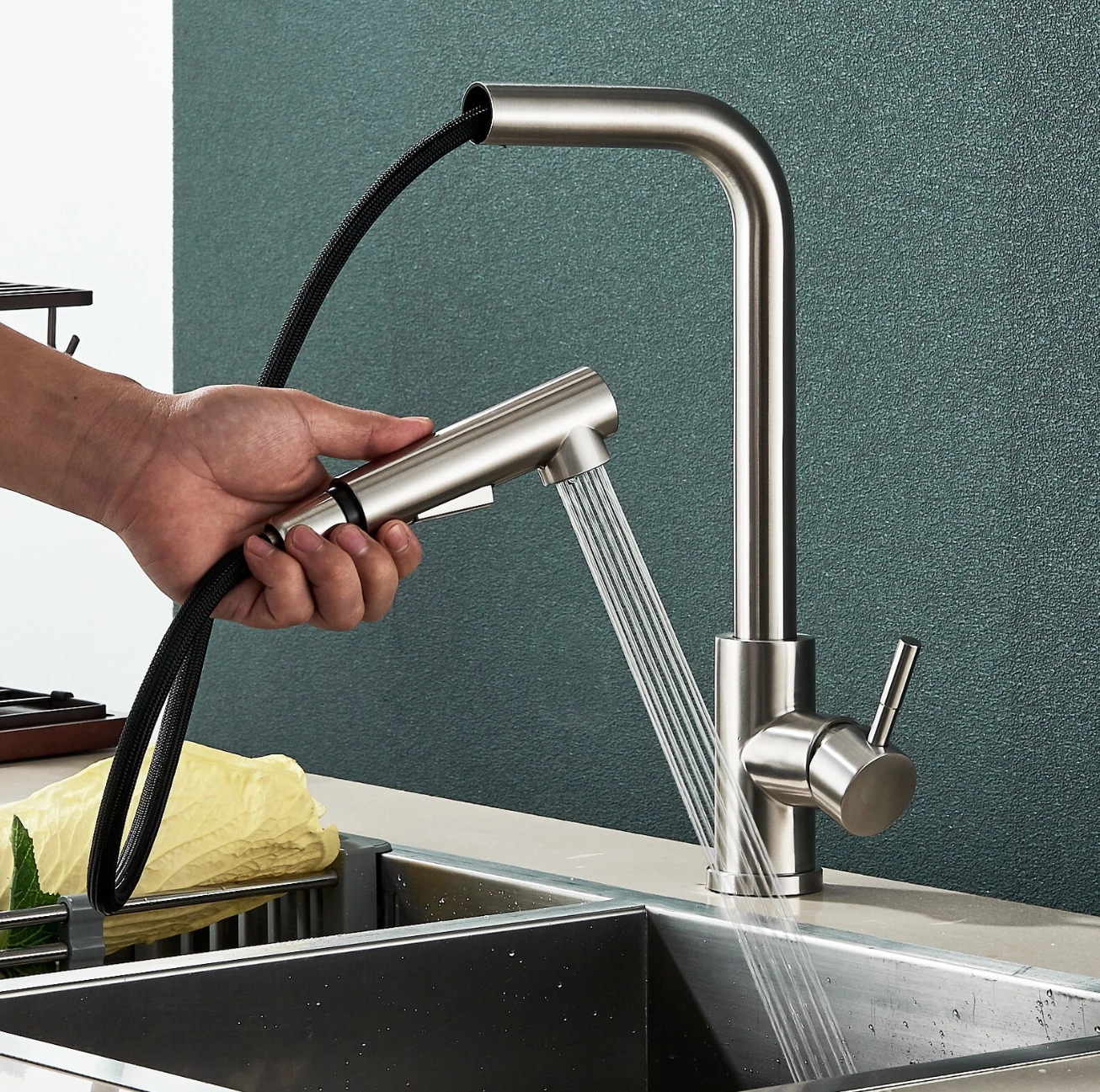 Küchenarmatur ausziehbar drehbar