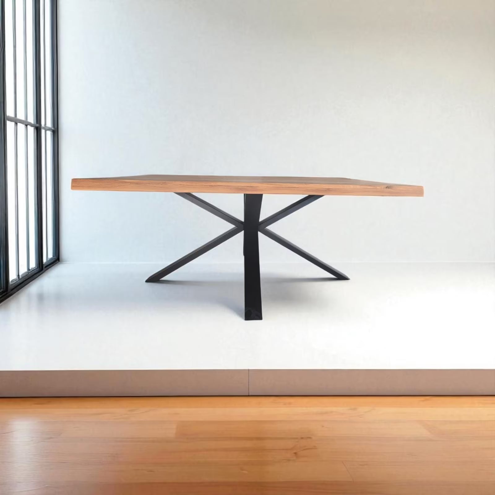 Esstisch Eiche massiv geölt – mit Schweizer Kante Größen: 180×100 | 200×100 | 220×100 cm