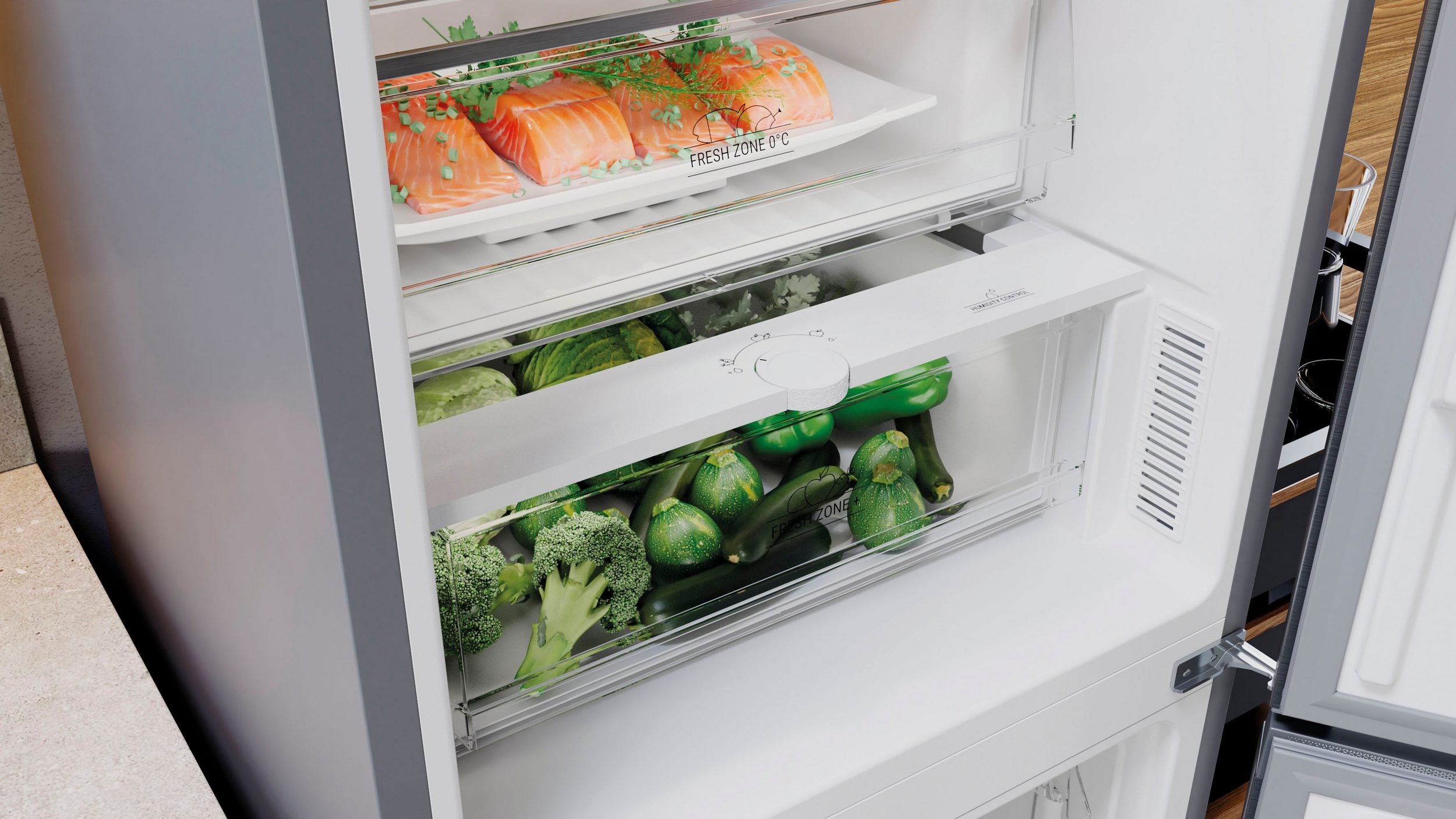 BAUKNECHT Kühl-/Gefrierkombination KGNF 210C2IN