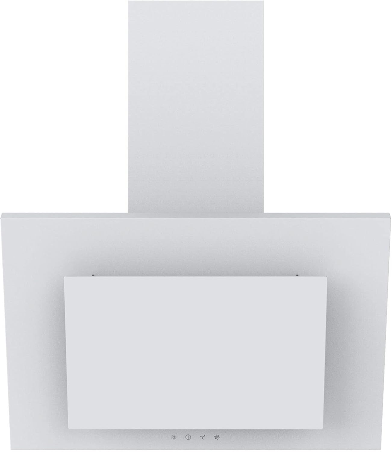 Candy Dunstabzugshaube CVMAD60/1B/1 DE – 60 cm Unterbau-Dunstabzugshaube, 425 m³/h, Abluft & Umluft, 3 Leistungsstufen, LED-Beleuchtung, Energieeffizienzklasse C, Weiß