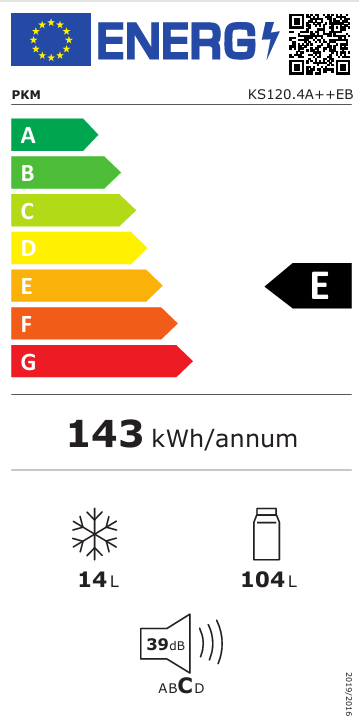 PKM Einbaukühlschrank KS120.4A++EB