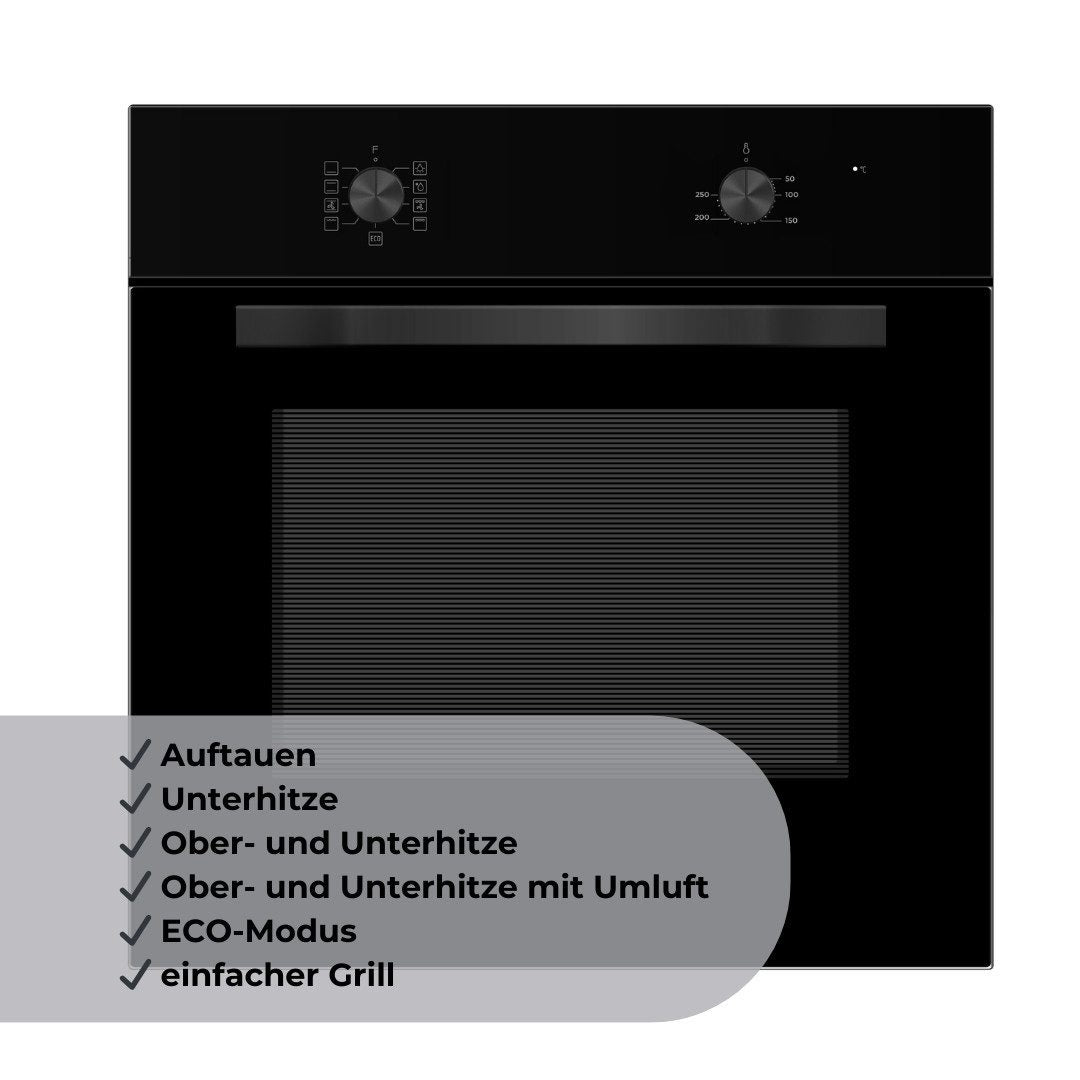PKM Einbaubackofen F7-2BA – Modernes Design trifft auf vielseitige Funktionalität