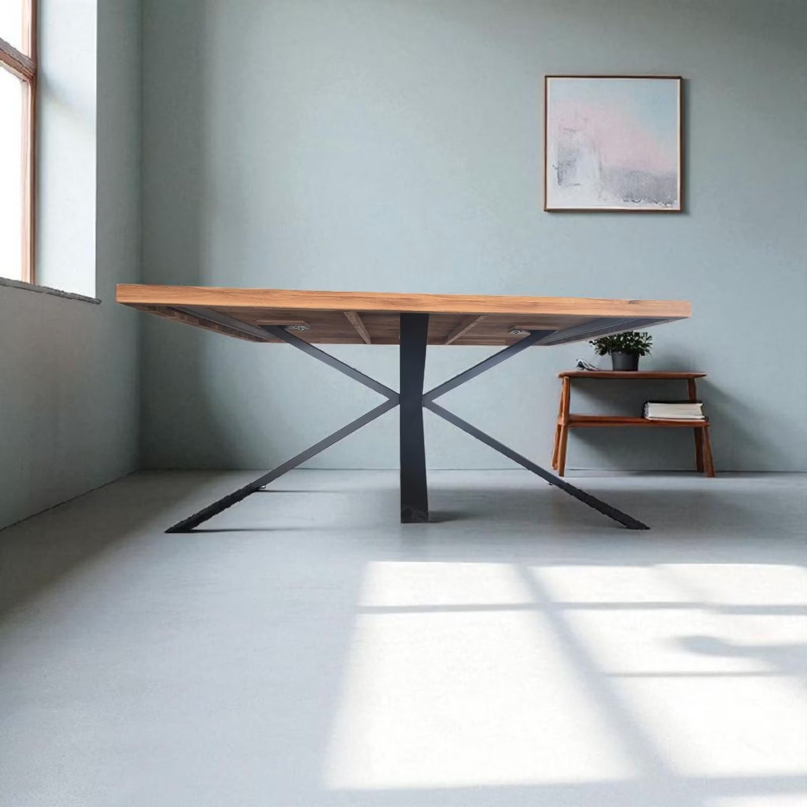 Esstisch Eiche massiv geölt – mit Schweizer Kante Größen: 180×100 | 200×100 | 220×100 cm