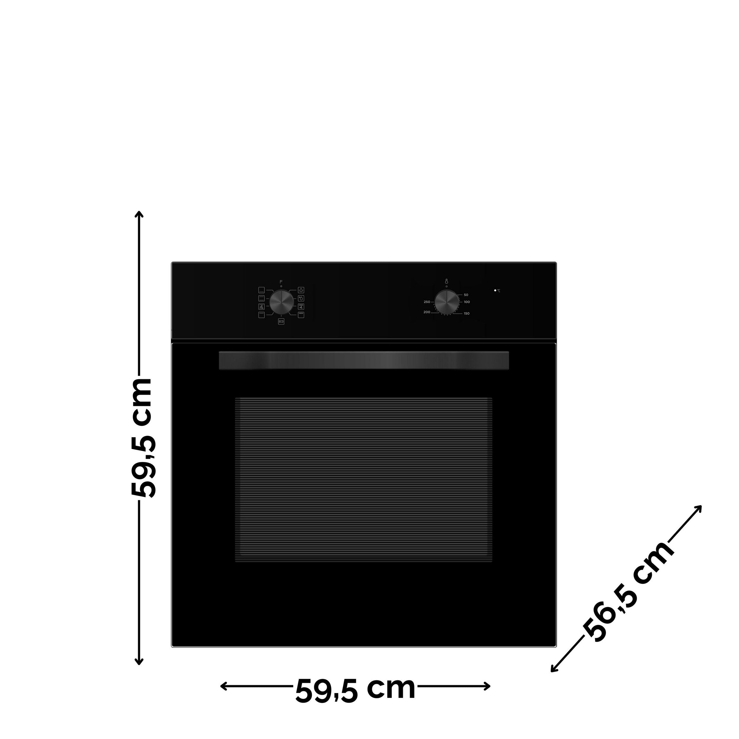 PKM Einbaubackofen F7-2BA – Modernes Design trifft auf vielseitige Funktionalität