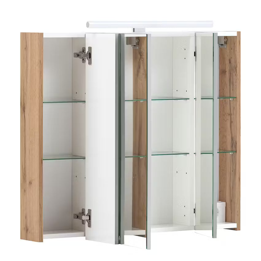 Spiegelschrank VELNO-60 cm – Wotaneiche