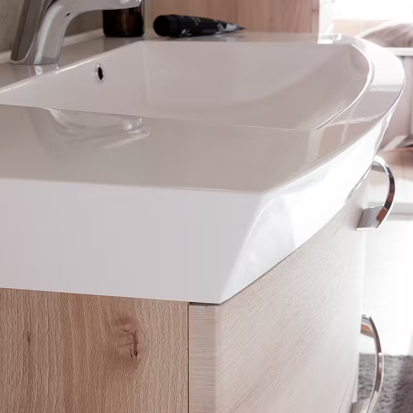 Badezimmerset Berg 4-teilig – Modernes Badmöbel Komplettset
