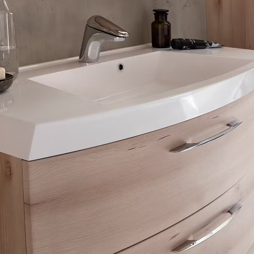 Badezimmerset Berg 4-teilig – Modernes Badmöbel Komplettset