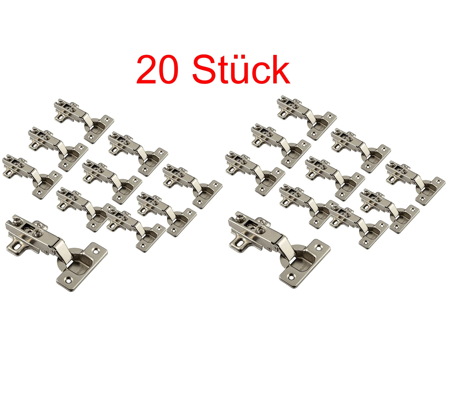 20 Topfscharnier Häfele Metall Eckanschlag Scharnier Topf band Schrank Möbel-Tür