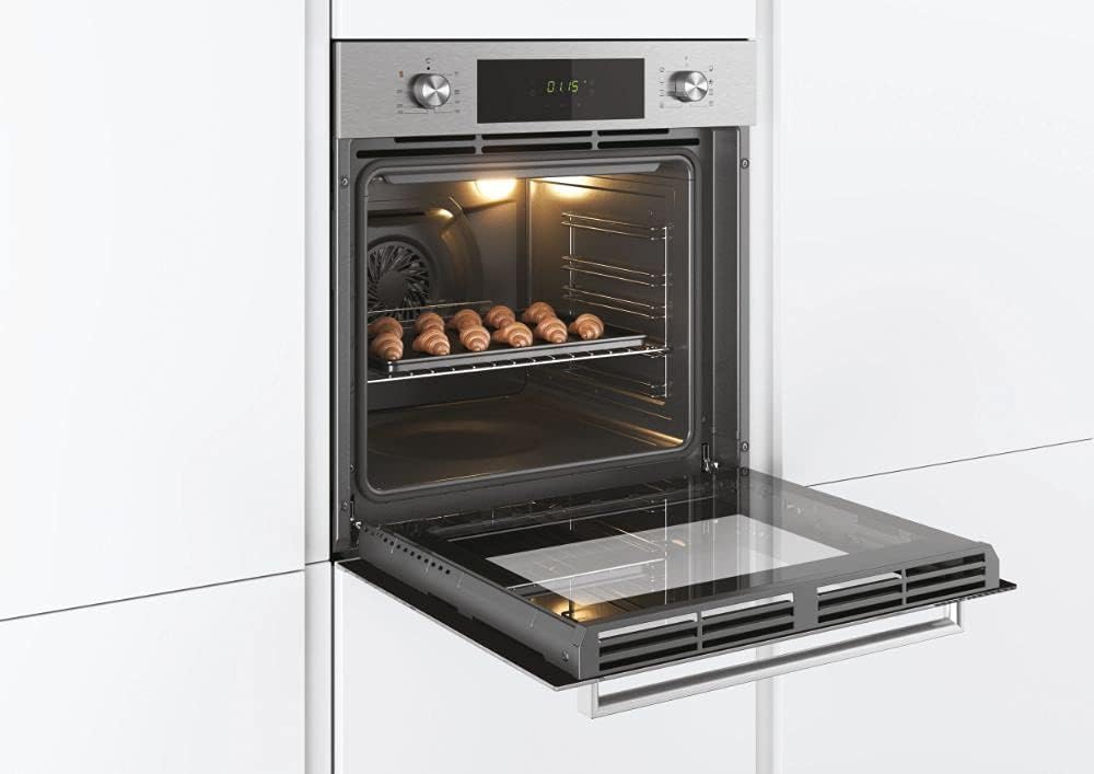Candy FCT615X DE Einbau-Backofen 70 Liter Edelstahl | Umluft | Aquactiva Reinigung | Energieklasse A+