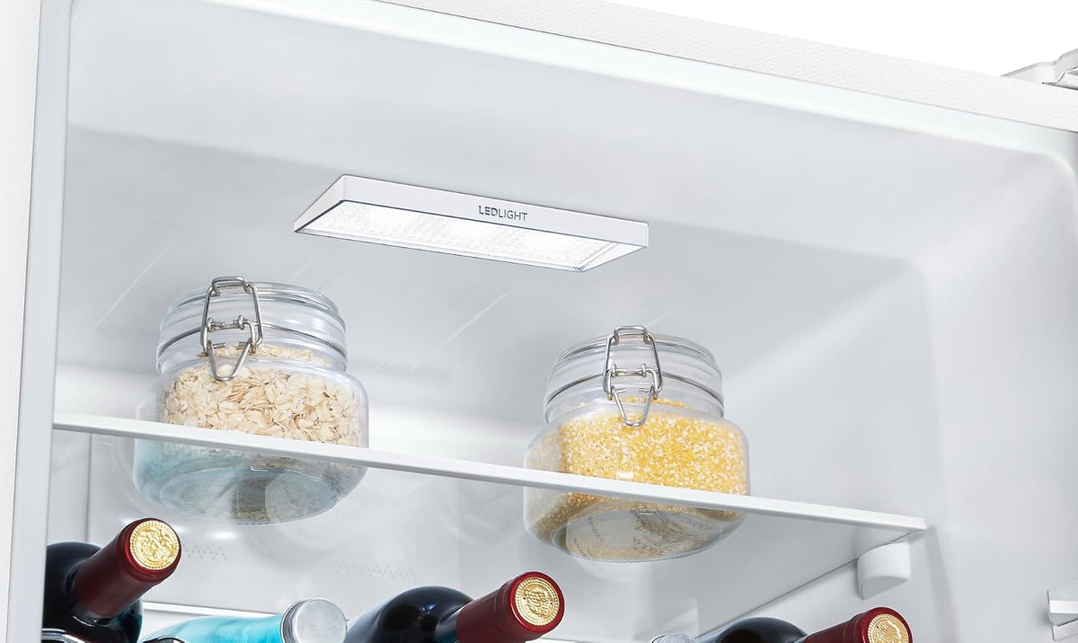 Gorenje N619EAW4 Kühl-Gefrierkombination 300 Liter, NoFrost Plus, FastFreeze, CrispZone mit Feuchteregler, LED-Display, 186 cm, Weiß Kühlschrank