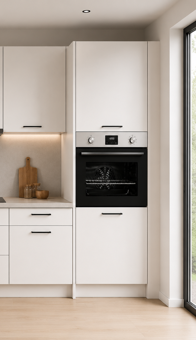 PKM Einbaubackofen EB7IXD – 64 Liter – LED-Display – Energieklass