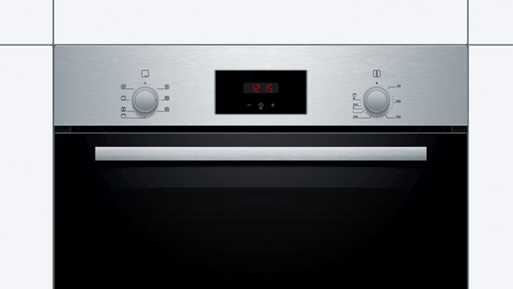 Bosch HBF133BR0 Backofen Edelstahl EcoClean Direct 5 Heizarten LED-Display Einbaubackofen