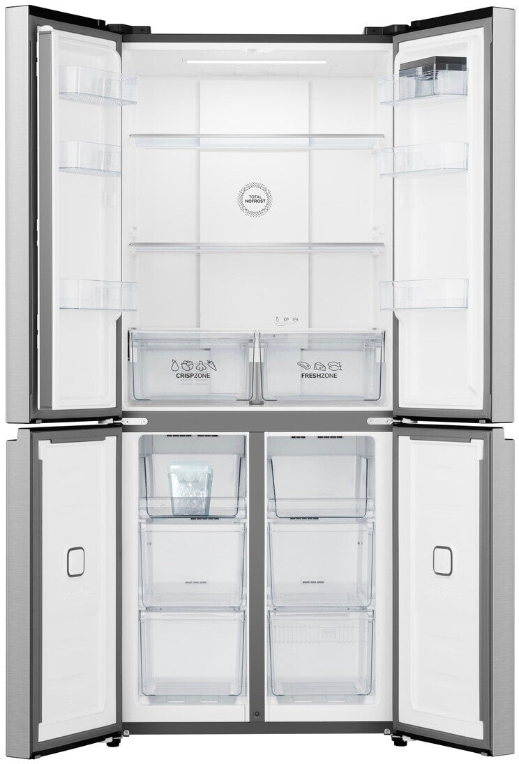 Gorenje Kühlschrank NRM819D61X Cross-Door design Kühl-Gefrierkombination