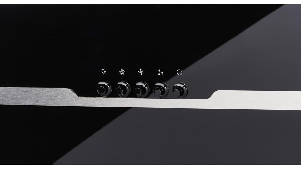 PKM S23-60 ABPX Wandhaube 60cm Dunstabzugshaube Umluft/Abluft schwarz LED-Beleuchtung