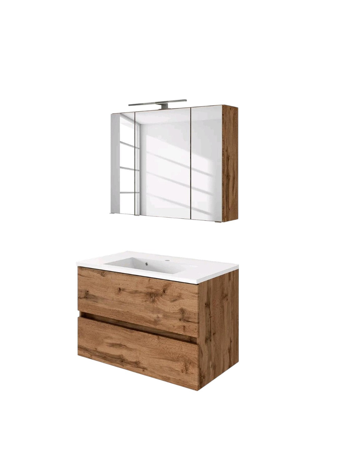 Modernes Badezimmer-Set – Made in Germany | Soft-Close | LED-Beleuchtung